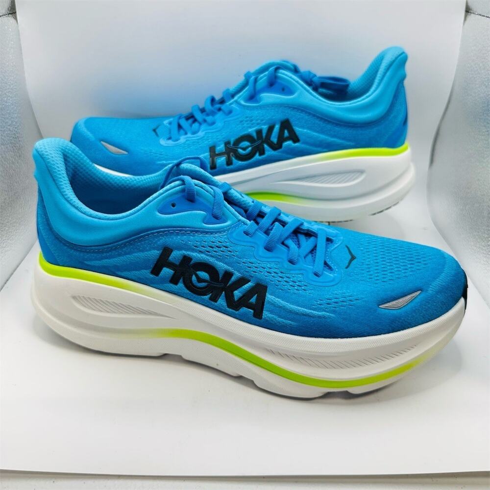 HOKA Bondi 9 Men's Running Shoes Skyward Blue/HOKA Blue Size 10.5 D | EUC